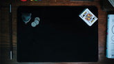 Suede Leather Pad Large ( Black ) by TCC